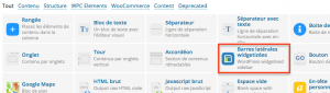 1 : intégrer le module de Widget